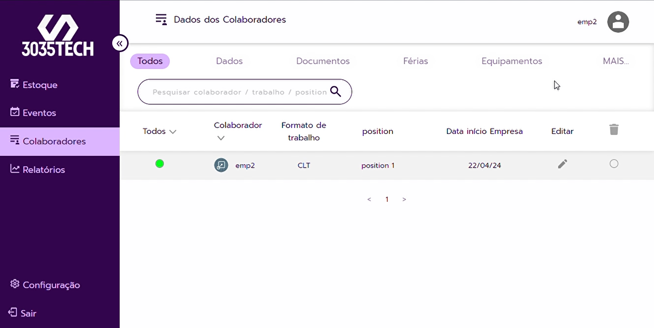 Gestion des Employés